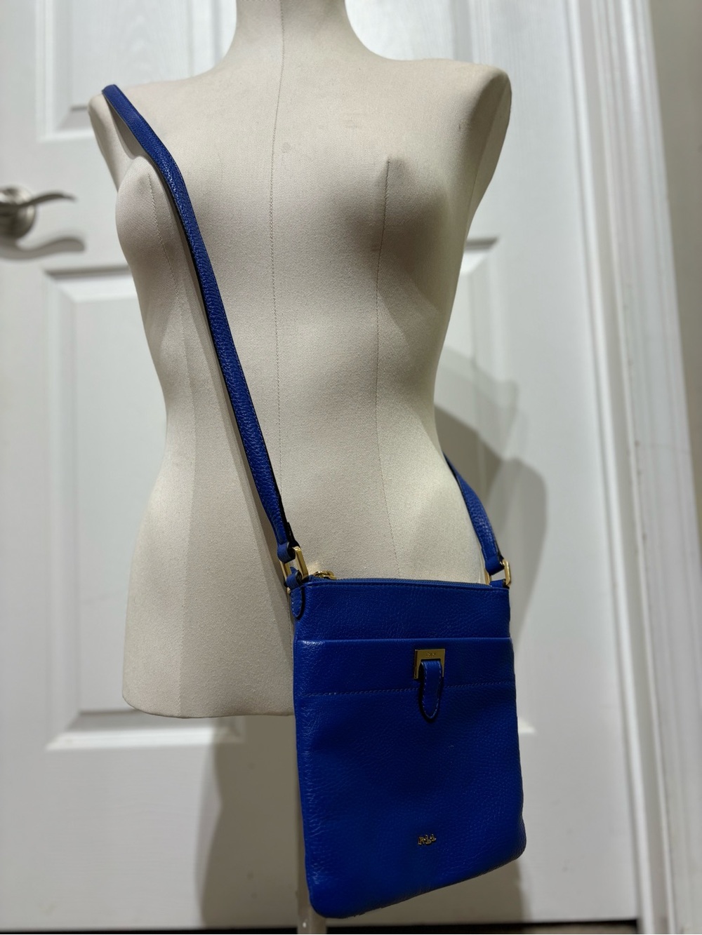 Lauren Ralph Lauren Royal Blue Crossbody Shoulder Bag